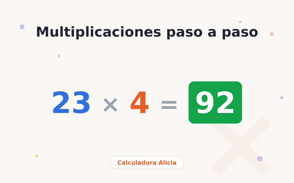 Multiplicaciones paso a paso